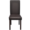 Picture of Modern Dining Chair - Brown 4 pcs