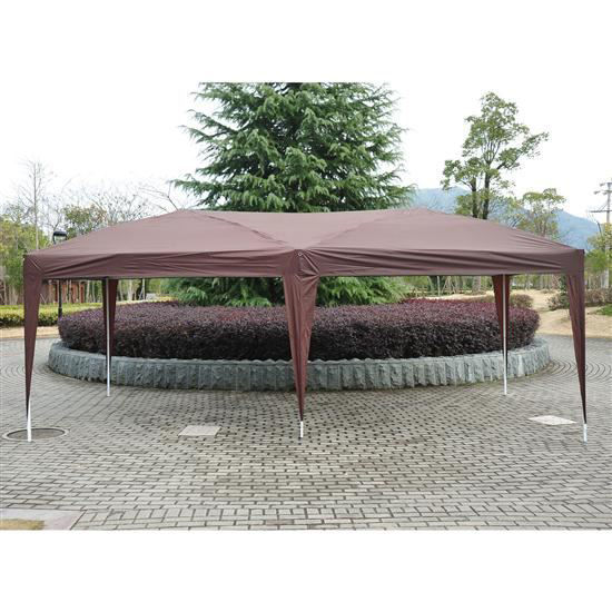 Picture of Outdoor 10' x 20' Easy Pop Up Canopy Tent - Coffee Brown