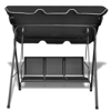 Picture of Outdoor 3-Person Swing Canopy - Black