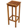 Picture of Outdoor Bar Chairs - 2 pcs Solid Acacia Wood