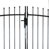 Picture of Outdoor Fence Double Door Gate with Spear Top 10' x 5'