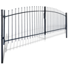 Picture of Outdoor Fence Double Door Gate with Spear Top 13' x 6'