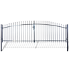 Picture of Outdoor Fence Double Door Gate with Spear Top 13' x 6'