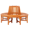 Picture of Outdoor Furniture Circular Wood Tree Bench Seating