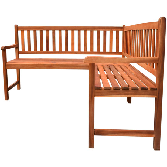 Affordable Variety / Outdoor Furniture Corner Bench Acacia Wood
