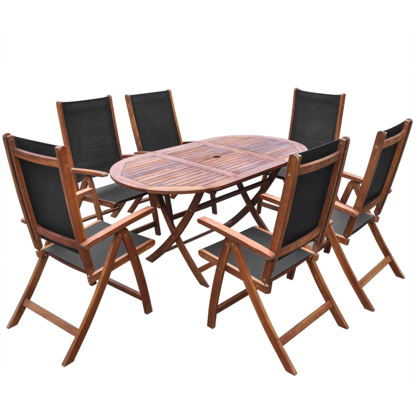 Picture of Outdoor Furniture Folding Dining Set  7 pcs - Acacia Wood