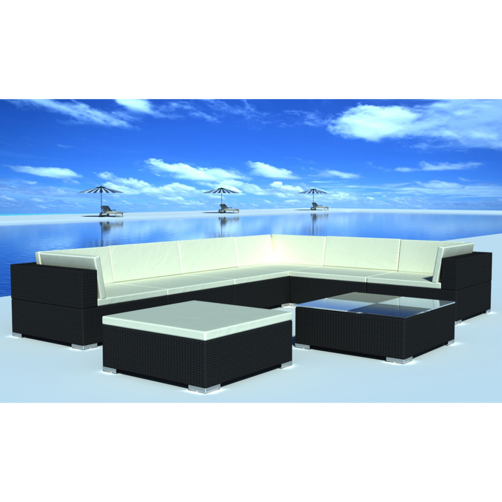 Affordable Variety / Outdoor Garden Furniture Lounge Set Wicker Poly
