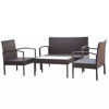 Picture of Outdoor Garden Sofa Set - Poly Rattan - Brown