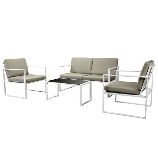 Picture of Outdoor Garden Sofa Set - Textilene - White