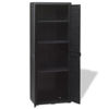 Picture of Outdoor Garden Storage Cabinet with 3 Shelves - Black