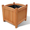 Picture of Outdoor Garden Wooden Planters 11.8" x 11.8" x 11.8" - 2 pcs