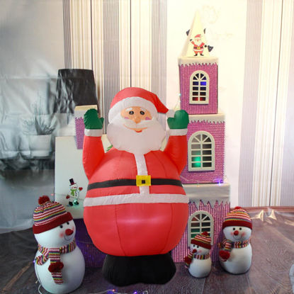 Picture of Outdoor Inflatable Christmas Santa Craus Yard Decor 4 ft