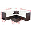 Picture of Outdoor Lounge Set - Brown