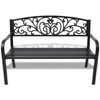 Picture of Outdoor Patio Bench Cast Iron - Black