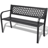 Picture of Outdoor Patio Bench Steel - Black