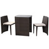 Picture of Outdoor Patio Furniture Seat - 3 Pcs Brown