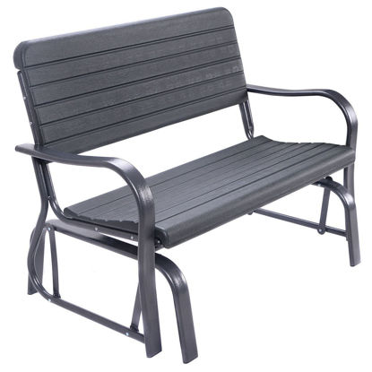 Picture of Outdoor Patio Swing Rocker Glider Bench