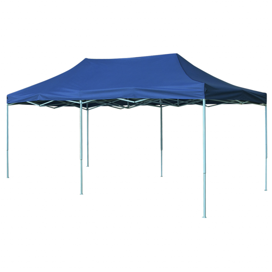 Picture of Outdoor Pop-Up Tent Gazebo Marquee 9.8'x19.7' - Blue