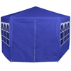 Picture of Outdoor Tent Gazebo Marquee with 6 Side Walls 6' x 6' - Blue