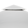 Picture of Outdoor Waterproof 10' x 10' Gazebo Cover Canopy - Cream White