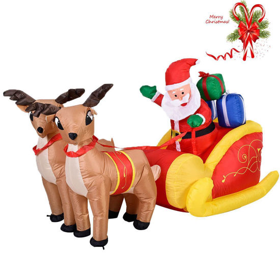 Picture of Outdoor Christmas Decor Inflatable Santa - 7"