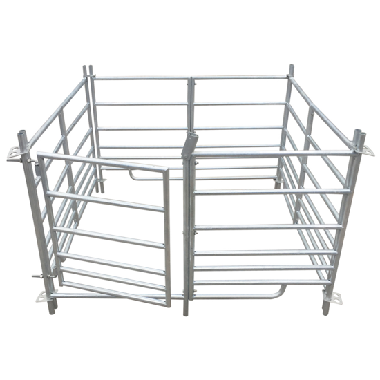 Affordable Variety / Pet Animal Cage Pen 4Panel Sheep Galvanized Steel 53"