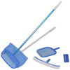 Picture of Pool Cleaning Set Brush 2 Leaf Skimmers 1 Telescopic Pole