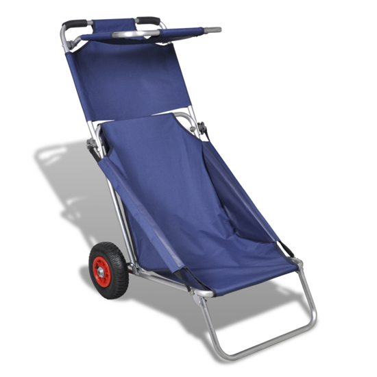 Picture of Portable Beach Trolley, Chair, Table, Three in One, Blue