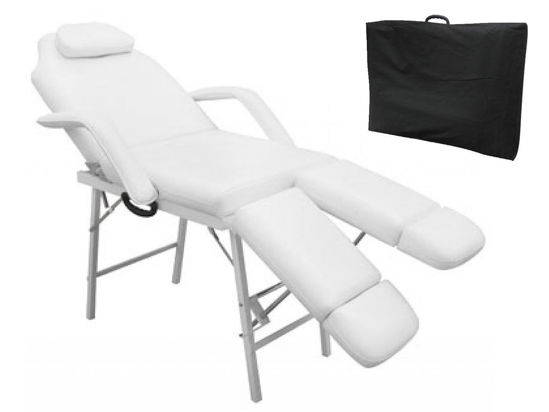 Picture of Portable Massage Tattoo Bed Chair 75" - White