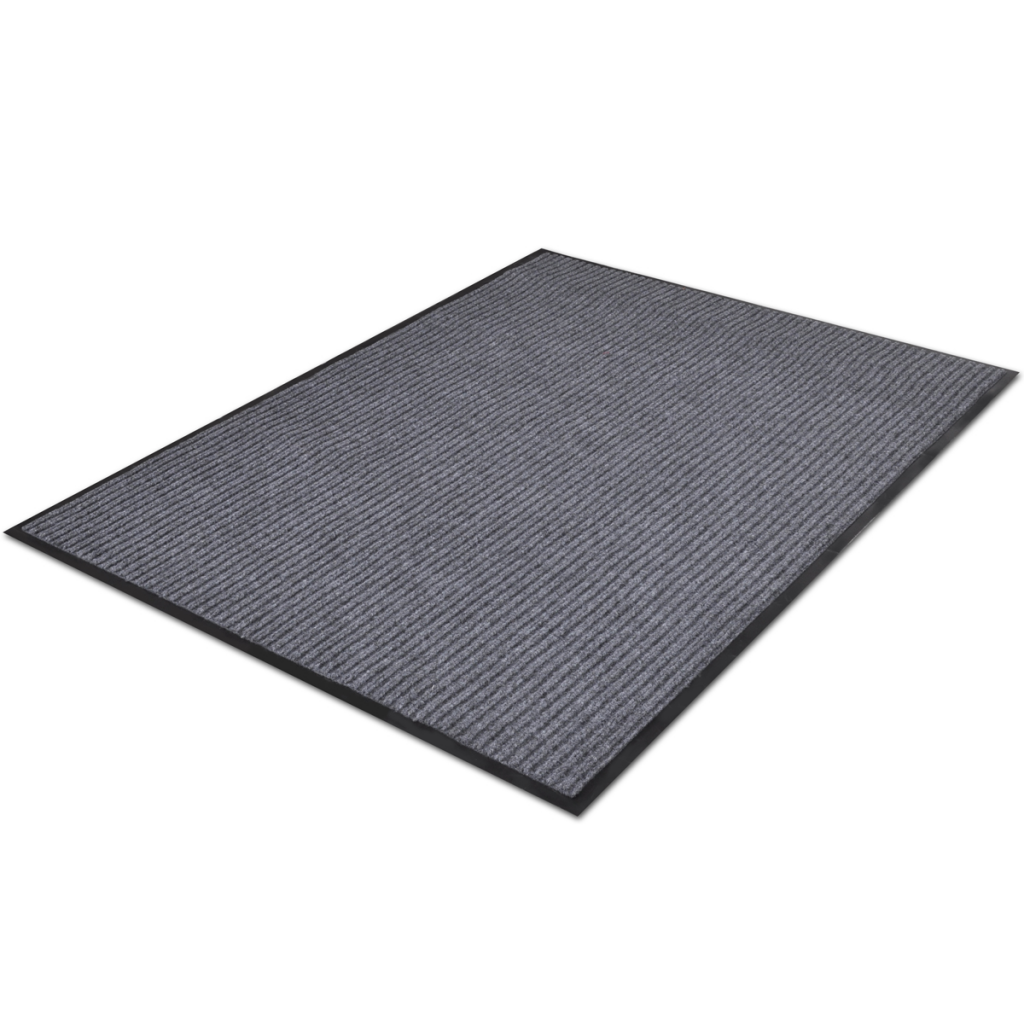 Affordable Variety / PVC Door Mat 3' 9" x 5' 9" Gray