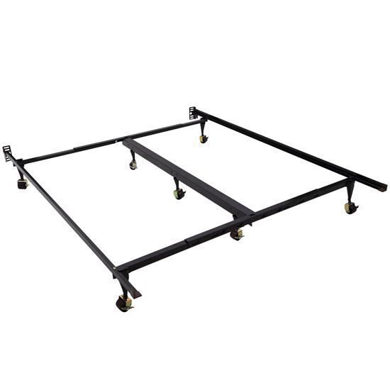 Affordable Variety / Adjustable Bed Frame with Rollers Queen/King Size
