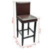 Picture of Dining Bar Stools - Brown 6 pc