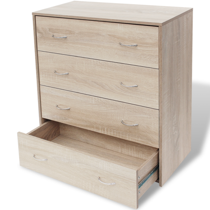 Picture of Sideboard with 4 Drawers 23" - Oak