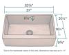 Picture of Single Bowl Copper Apron Sink