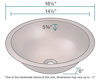 Picture of Single Bowl Copper Bathroom Sink