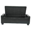 Picture of Bench Storage Ottoman - Black