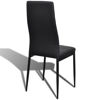 Picture of Dining Chairs - 6 pc Black