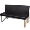 Picture of Sofa Bench Artificial Leather Dark Brown