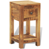 Picture of Solid Wood Display Side Table Nightstand with 1 Drawer