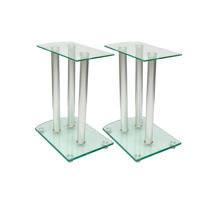 Picture of Speaker Stands 2 pcs - Transparent Glass