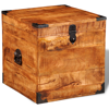Picture of Storage Square Chest - Rough Mango Wood