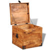 Picture of Storage Square Chest - Rough Mango Wood