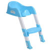 Picture of Toilet Potty Trainer Seat Chair with Ladder Step Up Stool for Toddler Blue