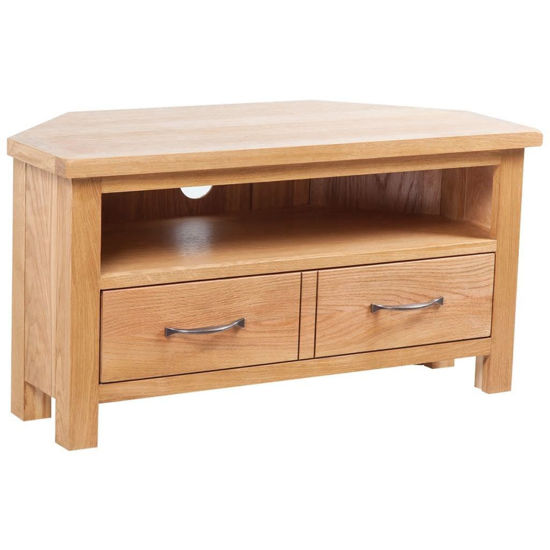 Picture of TV Cabinet with Drawer 34" - Oak