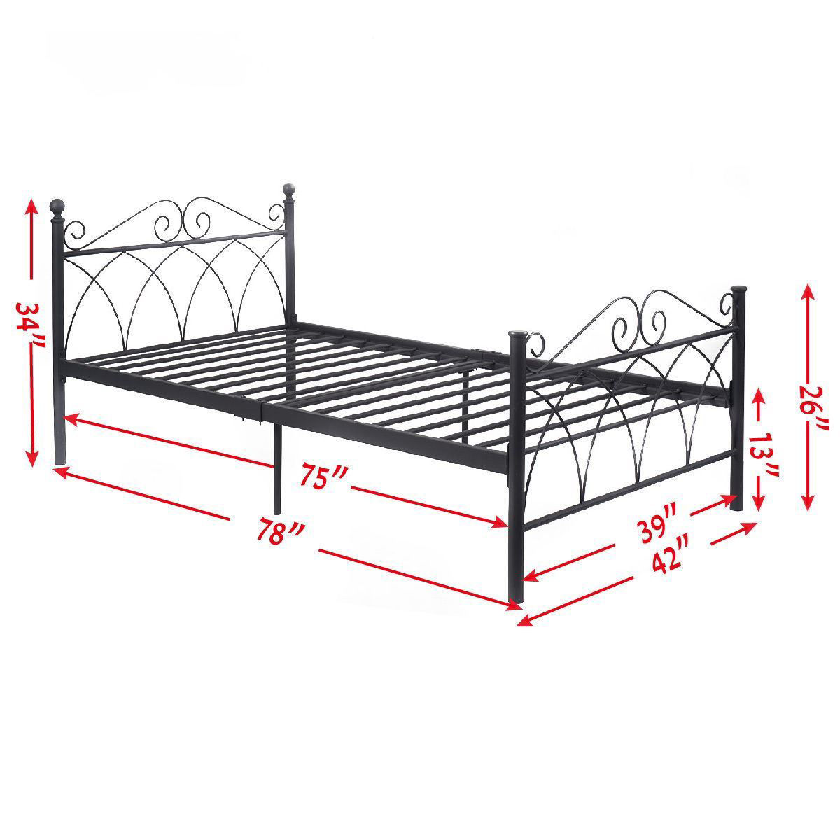 Affordable Variety / Twin Size Bed Frame Platform Foundation Furniture