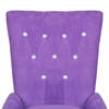 Picture of Dining Armchair Velvet Chair - Purple