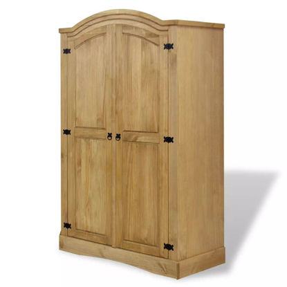 Picture of Wardrobe Mexican Pine Corona Range 2 Doors
