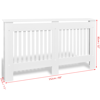 Picture of Radiator Cover 60" - White