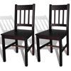 Picture of Dining Chairs - Brown 2 pcs