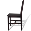 Picture of Dining Chairs - Brown 2 pcs